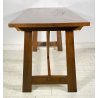 ANTICO TAVOLO FRATINO RETTANGOLARE LEGNO NOCE 1800 TABLE CAVALLETTO SALA PRANZO