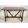ANTICO TAVOLO FRATINO RETTANGOLARE LEGNO NOCE 1800 TABLE CAVALLETTO SALA PRANZO