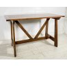 ANTICO TAVOLO FRATINO RETTANGOLARE LEGNO NOCE 1800 TABLE CAVALLETTO SALA PRANZO