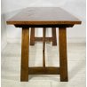 ANTICO TAVOLO FRATINO RETTANGOLARE LEGNO NOCE 1800 TABLE CAVALLETTO SALA PRANZO