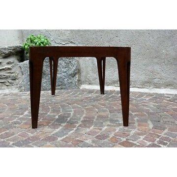 TAVOLINO CAFFE DESIGN Gio Ponti LEGNO VETRO SIDE TABLE ITALIAN DESIGN 1940