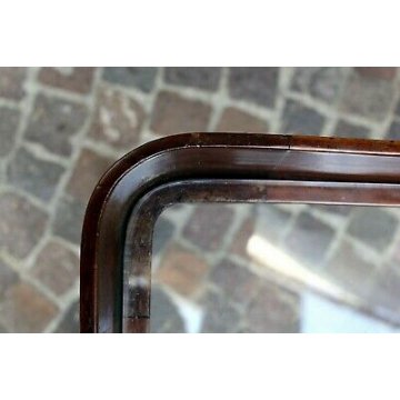 TAVOLINO CAFFE DESIGN Gio Ponti LEGNO VETRO SIDE TABLE ITALIAN DESIGN 1940