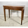 ANTICO TAVOLO LIBRO CONSOLLE TABLE LEGNO NOCE 1800 TAVOLINO OLD SALOTTO EPOCA