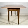 ANTICO TAVOLO LIBRO CONSOLLE TABLE LEGNO NOCE 1800 TAVOLINO OLD SALOTTO EPOCA