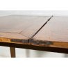 ANTICO TAVOLO LIBRO CONSOLLE TABLE LEGNO NOCE 1800 TAVOLINO OLD SALOTTO EPOCA