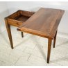 ANTICO TAVOLO LIBRO CONSOLLE TABLE LEGNO NOCE 1800 TAVOLINO OLD SALOTTO EPOCA
