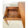 ANTICO TAVOLO LIBRO CONSOLLE TABLE LEGNO NOCE 1800 TAVOLINO OLD SALOTTO EPOCA
