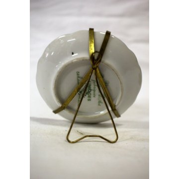 SET 3 PICCOLI PIATTI DECORATIVI Limoges MINIATURE DIPINTE piattini parata mignon