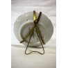 SET 3 PICCOLI PIATTI DECORATIVI Limoges MINIATURE DIPINTE piattini parata mignon