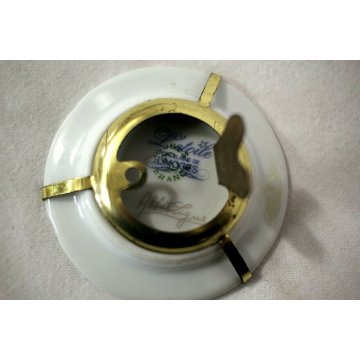SET 3 PICCOLI PIATTI DECORATIVI Limoges MINIATURE DIPINTE piattini parata mignon