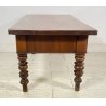 ANTICO TAVOLINO DA FUMO SALOTTO RETTANGOLARE LEGNO DI NOCE DEL 1800 TAVOLO EPOCA