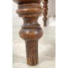 ANTICO TAVOLINO DA FUMO SALOTTO RETTANGOLARE LEGNO DI NOCE DEL 1800 TAVOLO EPOCA