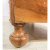 ANTICO COMO CASSETTONE 1800 CAPPUCCINO 4 CASSETTI LEGNO NOCE EPOCA GAMBA CIPOLLA
