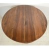 ANTICO TAVOLO ROTONDO PRANZO LEGNO NOCE EPOCA 1800 GAMBA CENTRALE RONDE TABLE