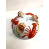 ANTICA CIOTOLA ALZATA CERAMICA Musterschutz BOWL CONCHIGLIE ARAGOSTA ART NOUVEAU