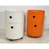 COPPIA MOBILE BAR COMODINO KARTELL ANNA CASTELLI COMPONIBILI ANNI 70 DESIGN