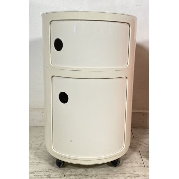 COPPIA MOBILE BAR COMODINO KARTELL ANNA CASTELLI COMPONIBILI ANNI 70 DESIGN