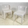 COPPIA SEDIA KARTELL CARLO BARTOLI MODELLO 4875 ANNI 70 DESIGN POLTRONA CHAIR