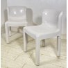 COPPIA SEDIA KARTELL CARLO BARTOLI MODELLO 4875 ANNI 70 DESIGN POLTRONA CHAIR