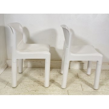 COPPIA SEDIA KARTELL CARLO BARTOLI MODELLO 4875 ANNI 70 DESIGN POLTRONA CHAIR