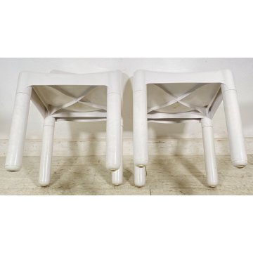 COPPIA SEDIA KARTELL CARLO BARTOLI MODELLO 4875 ANNI 70 DESIGN POLTRONA CHAIR