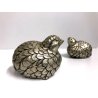RARO VINTAGE SET SALE & PEPE SHAKER DESIGN Gucci COPPIA QUAGLIA PELTRO anni '60