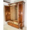 ANTICO GRANDE ARMADIO GUARDAROBA 1800 LOMBARDO LEGNO MASSELLO NOCE 2 ANTE OLD