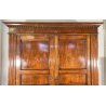 ANTICO GRANDE ARMADIO GUARDAROBA 1800 LOMBARDO LEGNO MASSELLO NOCE 2 ANTE OLD