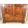 ANTICO GRANDE ARMADIO GUARDAROBA 1800 LOMBARDO LEGNO MASSELLO NOCE 2 ANTE OLD
