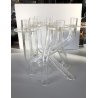 PORTACANDELE FIORI DESIGN Atik Levy PER Gaia&Gino MOD. Mistic VETRO BOROSILICATO