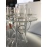 PORTACANDELE FIORI DESIGN Atik Levy PER Gaia&Gino MOD. Mistic VETRO BOROSILICATO