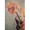 QUADRO OLIO TELA Carlo Monti  NATURA MORTA VASO FIORI ROSE ARONA