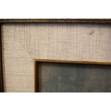 QUADRO OLIO TELA Carlo Monti  NATURA MORTA VASO FIORI ROSE ARONA