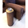 POSACENERE da TERRA COLONNA VINTAGE METALLO LACCATO LOUNGE ASHTRY CENDRIER '60s