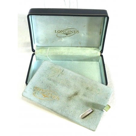 SCATOLA LONGINES VINTAGE BOX orologio polso BLU INTERNO AZZURRO For watches '60s