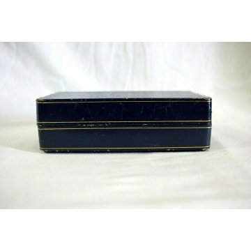 SCATOLA LONGINES VINTAGE BOX orologio polso BLU INTERNO AZZURRO For watches '60s