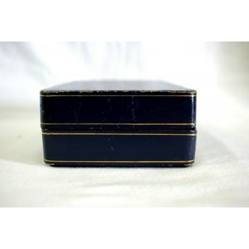 SCATOLA LONGINES VINTAGE BOX orologio polso BLU INTERNO AZZURRO For watches '60s
