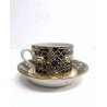 TAZZA TE CAFFE PORCELLANA Piero Fornasetti MILANO Serie Greca MIDCENTURY THE CUP