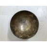 ANTICA BOWL CINESE CIOTOLA NOCE COCCO INTERNO ARGENTO DECORO FLOREALE SCOLPITO