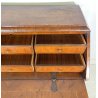 ANTICA RIBALTA BOMBATA MOBILE SCRITTOIO LASTRONATO INTARSIATO LEGNO NOCE 1800