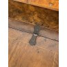 ANTICA RIBALTA BOMBATA MOBILE SCRITTOIO LASTRONATO INTARSIATO LEGNO NOCE 1800