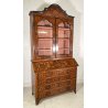ANTICO TRUMEAU PIEMONTESE 1800 INTARSIATO BUFFET RIBALTA LIBRERIA SECRETAIRE OLD