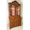 ANTICO TRUMEAU PIEMONTESE 1800 INTARSIATO BUFFET RIBALTA LIBRERIA SECRETAIRE OLD