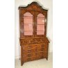 ANTICO TRUMEAU PIEMONTESE 1800 INTARSIATO BUFFET RIBALTA LIBRERIA SECRETAIRE OLD