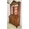 ANTICO TRUMEAU PIEMONTESE 1800 INTARSIATO BUFFET RIBALTA LIBRERIA SECRETAIRE OLD