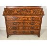 ANTICO TRUMEAU PIEMONTESE 1800 INTARSIATO BUFFET RIBALTA LIBRERIA SECRETAIRE OLD