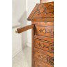 ANTICO TRUMEAU PIEMONTESE 1800 INTARSIATO BUFFET RIBALTA LIBRERIA SECRETAIRE OLD