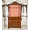 ANTICO TRUMEAU PIEMONTESE 1800 INTARSIATO BUFFET RIBALTA LIBRERIA SECRETAIRE OLD
