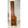 ANTICO TRUMEAU PIEMONTESE 1800 INTARSIATO BUFFET RIBALTA LIBRERIA SECRETAIRE OLD