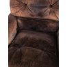 COPPIA POLTRONA VELLUTO PIEDINI SFERA 70s DESIGN VINTAGE BROWN VELVET ARMCHAIR